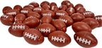 GIFTEXPRESS Football Fidget Spinners - 36 Piece Brown Color Kids 2" Party Favor Toys - Bulk Mini Foot Ball Stress Toy for Boys & Girls Birthday Gift