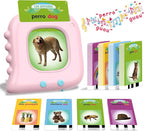 Pocket Speech Therapy Toys for 1 2 3 4 5 Years, Bilingual Spanish English 224 Sight Words Toddler Flash Cards Preschool Learning materialsToy, Montessori Autism Sensory Toys, Birthday Gifts for Girls