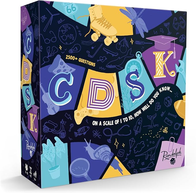 Randolph CDSK | Trivia Party and Team Game | Ages 14+ | 2 to 16 Players | 45 Minutes