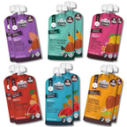 Li’l Hala Baby Food Pouches with Meat – Variety Pack of Toddler Puree Meals – Free-Range Chicken & Grass-Fed Beef – Organic Veggies, Protein & Healthy Fats – 6+ Months – 3.5 oz (12 Pack)