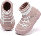 Engtoy Baby Shoes & Socks - Non-Slip Breathable Slippers with Soft Rubber Sole - Baby Boys & Girls Slip On Sneakers