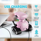 Emo Robot - Rechargeable Kids RC Robot, Auto-Demonstration, Age 3+ - Pink