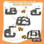 Magnetic Tiles Building Blocks for 3 4 5 6 7 8+ Years Old Boys Girls Colorful Magnet Stacking Toys Birthday Gift for Toddlers STEM Preschool Educational Construction Tiles Set (Magnetic Road)