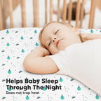 KeaBabies 2-Pack Baby Crib Sheets for Boys, Girls - 52x28 Viscose Derived from Bamboo Toddler Bed Sheets Neutral, Fitted Crib Mattress Cover for Standard Baby Bedding, Soft & Cozy (Space Quest)