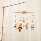 Updated Wooden Mobile Arm for Crib 30 inches- Baby Mobile Hanger for Crib Nursery Mobile Holder 360° Rotatable for Hanging Baby Mobiles Plush Dolls | Gift for Baby Shower & Nursery Decoration