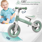 Toddler Balance Bike Toys for 1 to 4 Year Old Girls Boys Adjustable Seat and Handlebar No-Pedal Training Bike Best Gifts for Kids