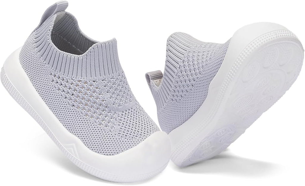 Engtoy Baby Shoes & Socks - Non-Slip Breathable Slippers with Soft Rubber Sole - Baby Boys & Girls Slip On Sneakers