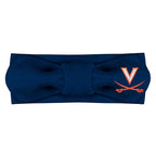 Creative Knitwear Virginia Cavaliers Infant Girls Navy Solid Hair Knot Headband Embroidered Logo - Size Newborn - 4T