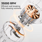 Baby Food Maker Mini Cute and Small Food Processor Puree Blender Grinder Chopper 1.2 Cup Glass Bowl with 6 Blade Electric (Spaceman-White)