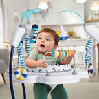 Baby Activity Center Jumper Interactive Activity Jumper Play Center with Infant Toys, 360° Rotating Seat