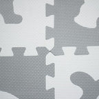 qqpp EVA 18 Tiles Baby Play Mat for Playing, Interlocking Foam Floor Mats for Tummy Time & Crawling, Flooring Tiles with Animals Puzzle for Kids. QP-51(AL) b18N