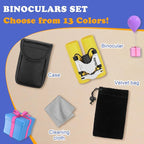 Obuby Real Binoculars for Kids Gifts for 3-12 Years Boys Girls 8x21 High-Resolution Optics Compact Toy Binocular for Bird Watching,Travel, Camping