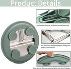 3Pack Sainless Steel Kids Plates with Suction, 8.1” Divided Toddler Baby Plates with Removable Silicone Sleeves BPA Free Non-Slip 2-in-1 Anti Breakage Metal Toddler Bowls