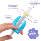 Medicine Dispenser, Rocket - Liquid Medication Syringe for Newborns, Infants, Babies & Toddlers - Baby Medicine Kit with Pacifier Attachment for Accurate Dosing