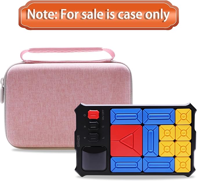 LTGEM Case Compatible with GiiKER Super Slide Puzzle Games, Pink