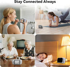 No WiFi Baby Monitor with Camera and Audio,Lag-Free Connection,Plug & Play,IPS Screen,HD Camera,Night Vision, 2-Way Talk,8 Lullabies,1000ft Range,Portable Baby Monitor,2025 Parents' Trusted Choice