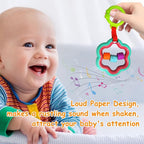 Baby Toys, Cartoon Animal Hanging Rattle Toys, Handbells Baby Rattles, Baby Bed Crib Car Seat Travel Stroller Toys for Infant, Best Birthday Gift for Newborn, 4 Pack