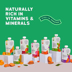 Serenity Kids Certified Organic Baby Food Veggie Puree Pouches Variety Pack - 18 x 3.5 oz for 6+ Months - No Added Sugar & Allergen Free - BPA-Free Packaging - Baby Food Pouches - Pouches Toddler