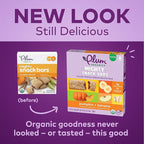 Plum Organics Mighty Snack Bars - Pumpkin and Banana - 0.67 oz Bars (Pack of 6) - Organic Fruit and Vegetable Toddler Food Snack Bars