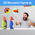 2 Pieces 3D Printing Fidget Knife Toy Carrot Toy Knife for Anxiety Stress Fidget Toys Sensory Toys Anxiety Stress Relief Toy Perfect for ADHD, ADD and Autism Purple and Purplee Knife Toy