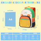 SUN EIGHT Toddler Backpack for Kids Backpacks Preschool Kindergarten Child Bookbag Travel Cute Daycare Backpack (Tiger)