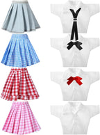 Bencailor 8 Pieces Summer Doll Clothes for 11.8 Inch Doll Accessories Shirt Skirts Dress Outfit Clothing for Birthday Gift(Cute)