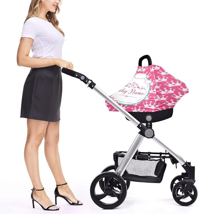 Baby Car Seat Stroller Cover Nursing Cover New Mom Breastfeeding Scarf Soft Stretchy Infant Carrier Cover Car Canopy Coverage