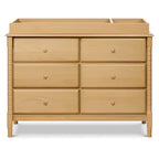 DaVinci Jenny Lind Spindle 6-Drawer Dresser in Honey