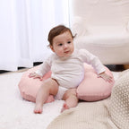 Nursing Pillow, Plus Size Breastfeeding Pillow Original Support for Baby Boys Girls Breastfeeding Essentials, with Removable Soft Cotton Cover (Sepia Rose, Large (25.59*20.08*6.30 Inches))