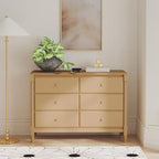 DaVinci Jenny Lind Spindle 6-Drawer Dresser in Honey