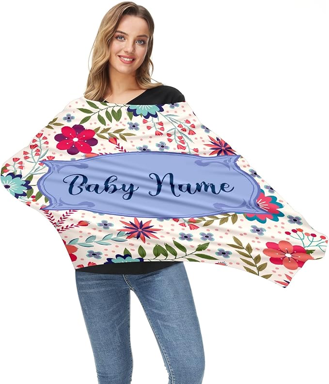 Baby Car Seat Stroller Cover Nursing Cover New Mom Breastfeeding Scarf Soft Stretchy Infant Carrier Cover Car Canopy Coverage