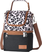 Momcozy Insulated Baby Bottle Bag, Multi-Function Breastmilk Cooler Bag, Fit as Wine Carrier or for Milk Bottles Like Dr. Brown, Comotomo, Philips, Nuk, Lansinoh, etc.