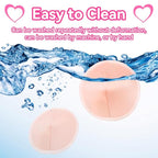 Nursing Pads Reusable, 14 Count Super Absorbent and Keep Dry Breast Pads for Leaking Milk Breastfeeding Moms Essentials (Beige,15cm/5.91in)