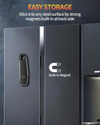 2026 Upgrade Meat Thermometer Digital for Cooking, 0.5s Instant Read Food Thermometer, ±0.5 ℉ Accuracy Kitchen Thermometer, Large LED Display, IP67 Waterproof for Grill, BBQ, Oven, Brewing, Baking