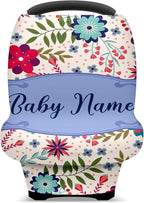 Baby Car Seat Stroller Cover Nursing Cover New Mom Breastfeeding Scarf Soft Stretchy Infant Carrier Cover Car Canopy Coverage