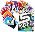 Hasbro Gaming 5 Alive Card Game, Fast-Paced Game for Kids and Families, Easy to Learn, 2 to 6 Players, Fun Summer Activities, Vacation Travel Essentials, Ages 8+