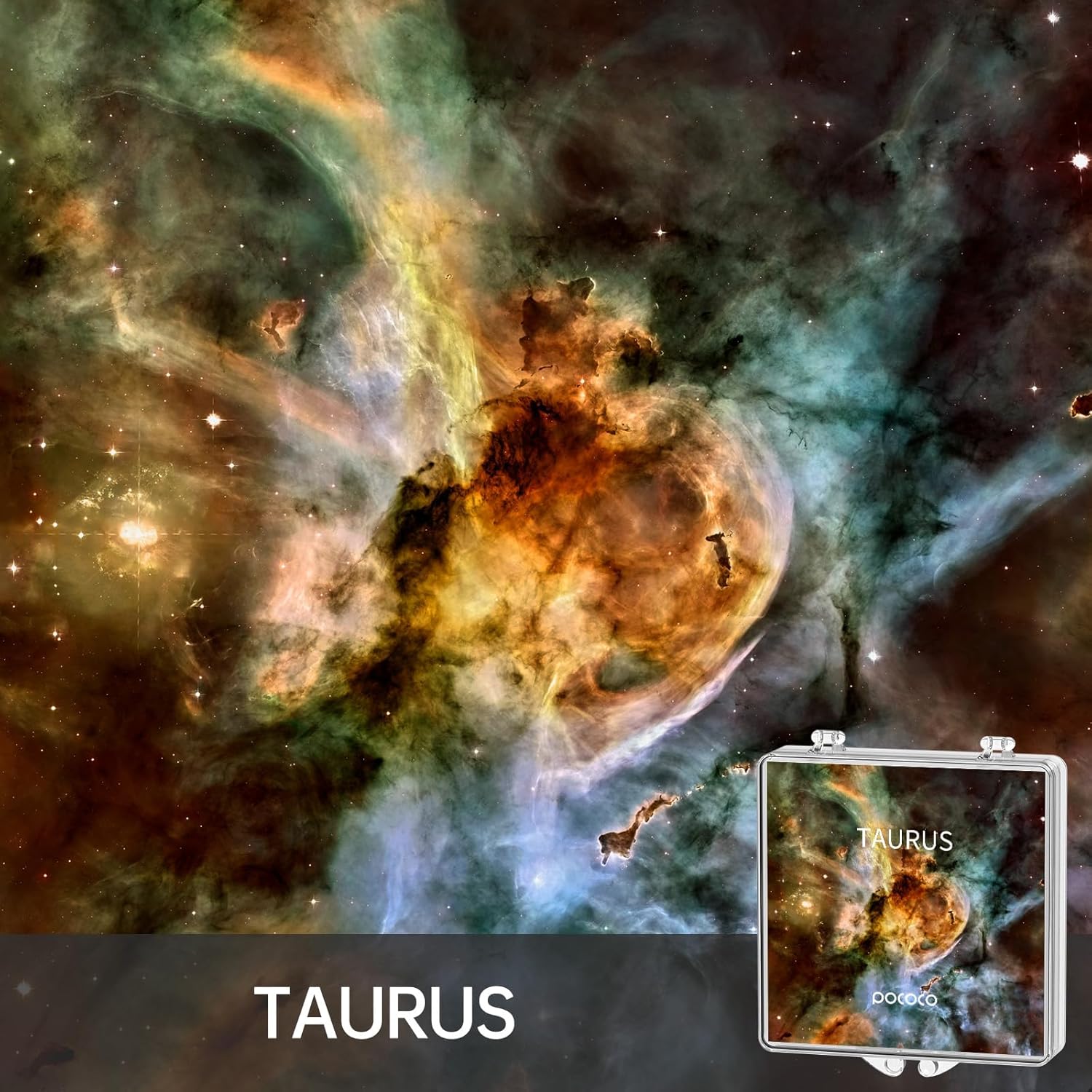 POCOCO Realistic Constellation-1 Galaxy Star Projector Night Light Discs: Realistic Galaxy Patterns, 5K Ultra HD, 96% Light Transmission, High Brightness - 6-Piece Pack (Projector Not Included)