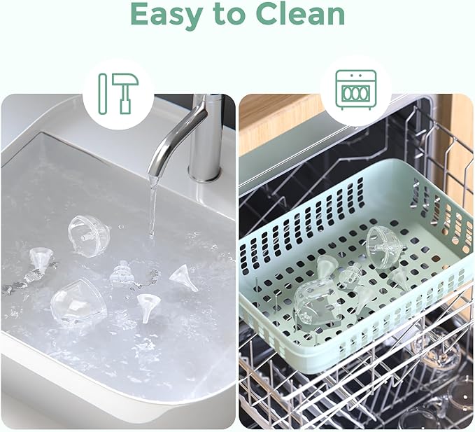 Momcozy Nasal Aspirator for Baby, 【Hospital-Grade】 70 KPa Strong Suction & 9 Suction Levels Nose Sucker, Electric Nose Cleaner for Toddler & Newborn, Soothe Light & Lullabies, BPA Free Silicone Tips