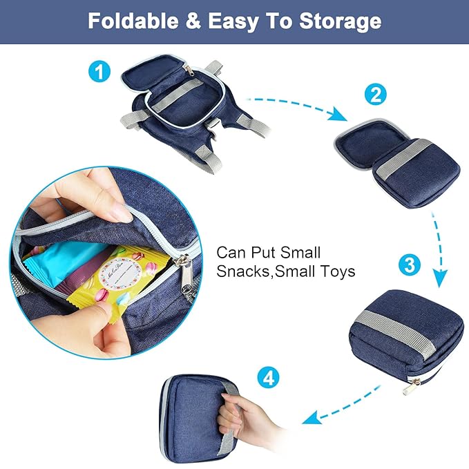 Accmor Toddler Harness Leash+ Reflective Anti Lost Wrist Link, Cute Dinosaur Kids Harness with Leash, Collapsible Child Leash Baby Boys Walking Wristband Assistant Strap Belt for Outdoor Travel