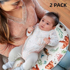 2 Pack Nursing Pillow Cover Neutral Stretchy Removable Baby Nursing Covers for Breastfeeding Pillows Soft Breathable Pillow Slipcover for Newborn Baby Boy or Girl (Animal)