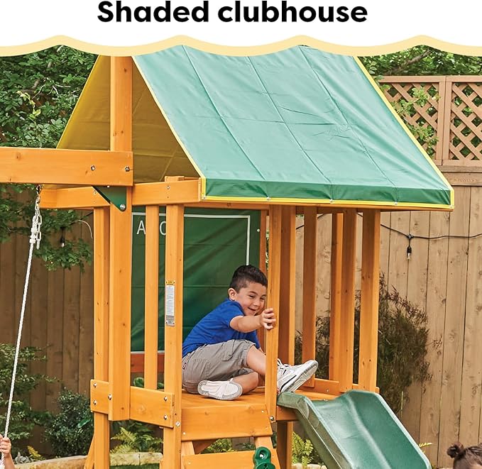 KidKraft Appleton Wooden Swing Set, (Amazon Exclusive)