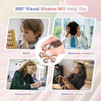 Desk-Fidget-Toys Ferris-Wheels-Spinner: Metal Kinetic-Fidget-Spinner 4mins, EDC-Toy Cool-Gadgets for School Office Christmas, ADHD Tools Gift Cool-Stuff Stress Relief Gift for Kid Children Teen Adult