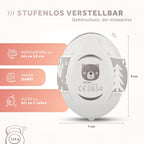 Schallwerk ® Mini+ Baby Ear Muffs – Infant Noise Cancelling Headphones, Toddler Ear Protection, Baby Headphones for Noise