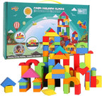 Soft Building Blocks for Toddlers 2-4, 94PCS Foam Stacking Blocks, Bath Toys for Kids, Preschool Learning STEM Toys & Gifts for Boys & Girls 18+ Months