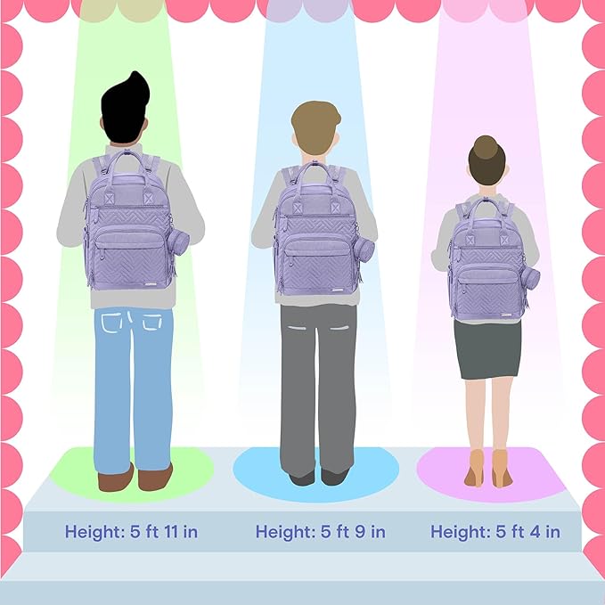 iniuniu Diaper Bag Backpack, 4 in 1 kit Large Unisex Baby Bags for Boys Girls, Waterproof Travel Back Pack with Diaper Pouch