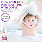 OOZE Vanila Frosting Bubble Bath for Kids (473ml) - Cruelty-Free Formula w/Sweet Vanilla Scent – Paraben-Free Kids Bubble Bath – Made in The USA