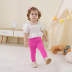 Newborn Toddler Baby Girl Pants Leggings Ribbed Straight Flare Infant Girl Pants Leggings Bell Bottoms 5 Packs