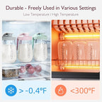 Momcozy Breast Milk Pitcher, Resistant to Heat and Cold Abrupt Temp Swings, No Leak Breast Milk Fridge Storage Container With Wide Mouth, Fast Baby Formula Maker, Breastfeeding Essentials, Pink