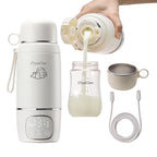 Portable Bottle Warmer for Travel - Fast Heating Breast Milk & Formula Warmer with 16,000mAh Battery, 17oz Milk Warmer for Baby on The Go,Baby Bottle Warmer for Car, Airplane（Puppy）