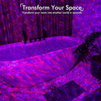 Rossetta Star Projector, Galaxy Projector LED Lights for Bedroom, App Control Projector with Bluetooth Speaker and White Noise, Night Light for Kids Adults, Christmas, Party, Ceiling, Room Decor